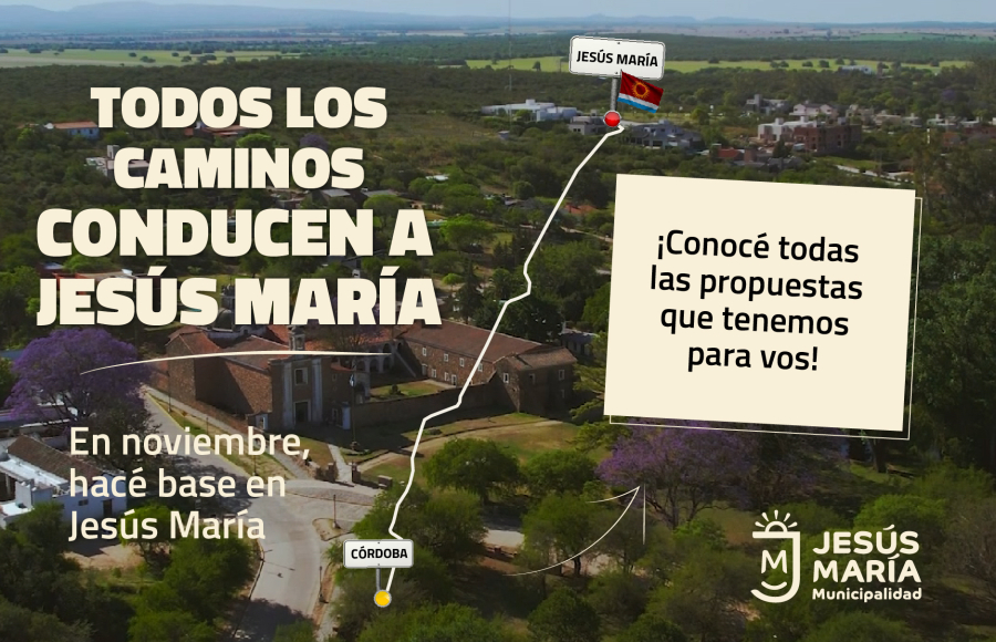 ¿Venís a Córdoba por la visita del Papa León XIV? Hacé base en Jesús María