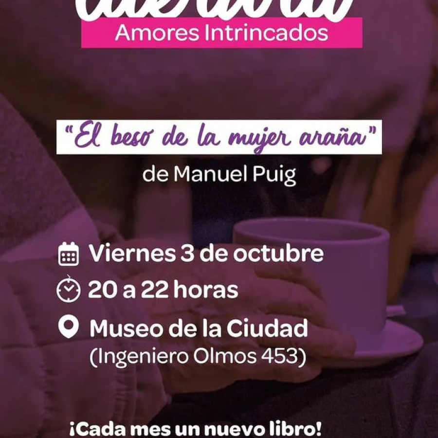 El Café Literario vuelve con una noche dedicada a Manuel Puig