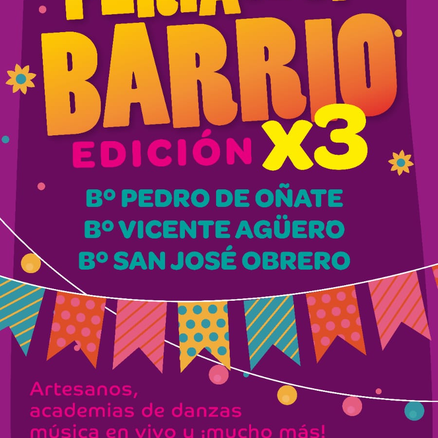Evento Feria en el Barrio x3 en Plaza Viberti