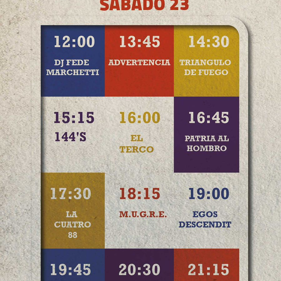 Evento Espacio Jesús María Sábado de Los Fundamentalistas