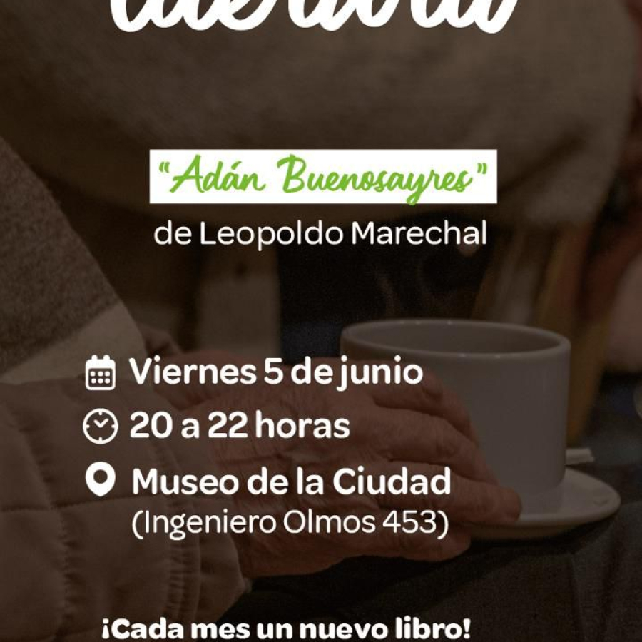 Evento Café Literario “Adán Buenosayres”