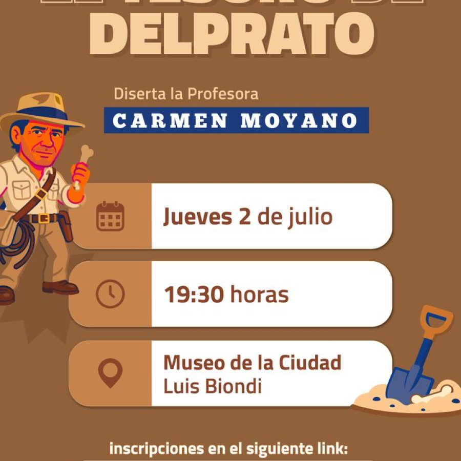 Evento Ciclo de charlas "Antes del Origen 1: El Tesoro de Delprato"