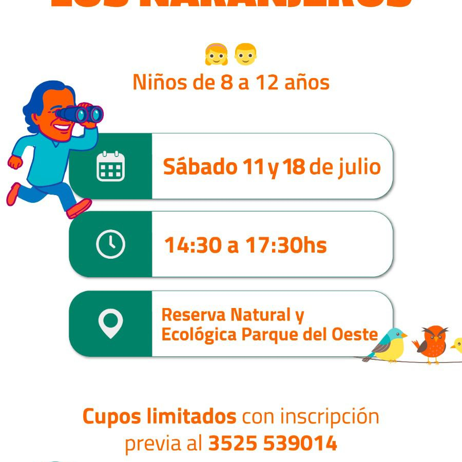 Evento Club de Pequeños Observadores "Los Naranjeros"