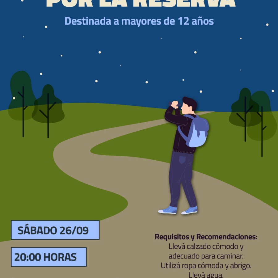 Evento Mes del Senderismo:  “Caminata Lunar por la Reserva”