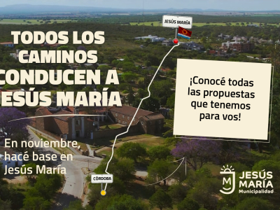 ¿Venís a Córdoba por la visita del Papa León XIV? Hacé base en Jesús María