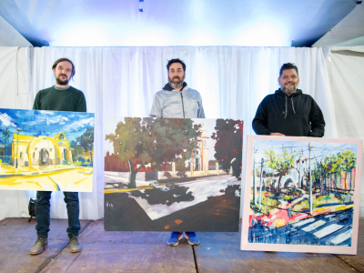 El arte volvió a llenar la ciudad en el 21º Encuentro de Pintores Paisajistas